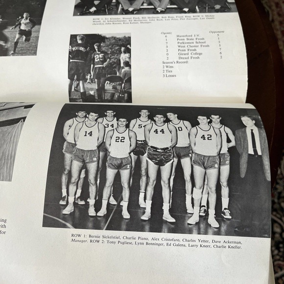 Vintage 1961 Pennsylvania Penn State Ogontz Yearbook Montage - Picture 4 of 5